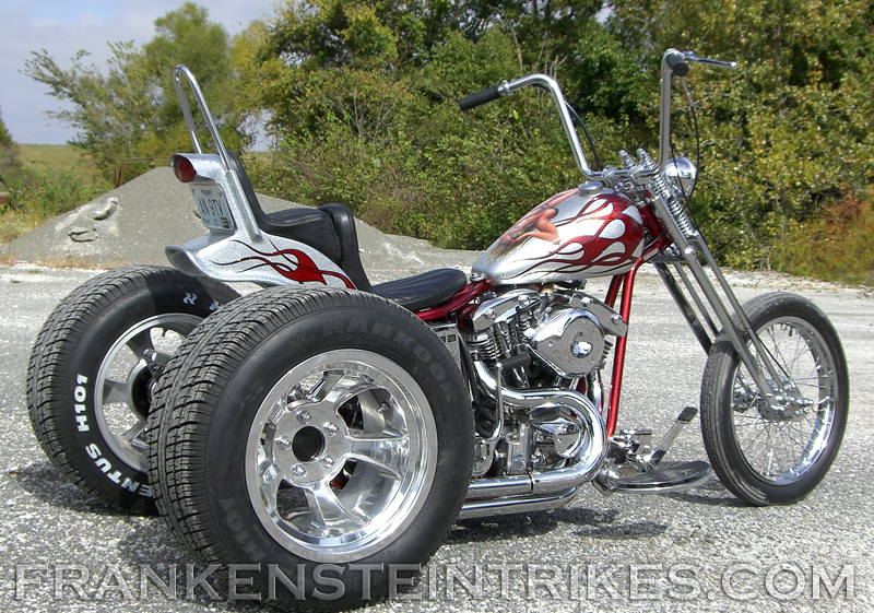 1977 Shovel Head Trike Frankenstein Trike Custom Trike Conversion Kit Photos